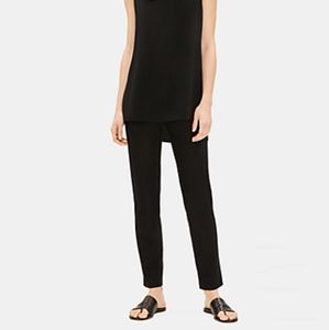 System Washable Stretch Crepe Slim Ankle Pant